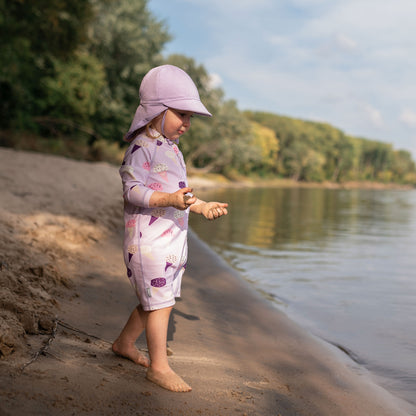 Sun Soft Cotton Baby Cap- Lavender