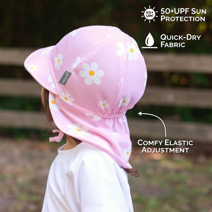 Sun Soft UV Baby Cap- Pink Daisy