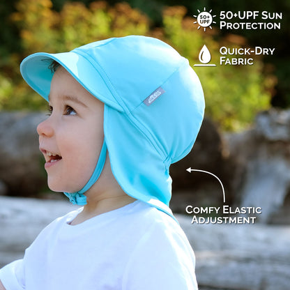 Sun Soft UV Baby Cap- Sage Green