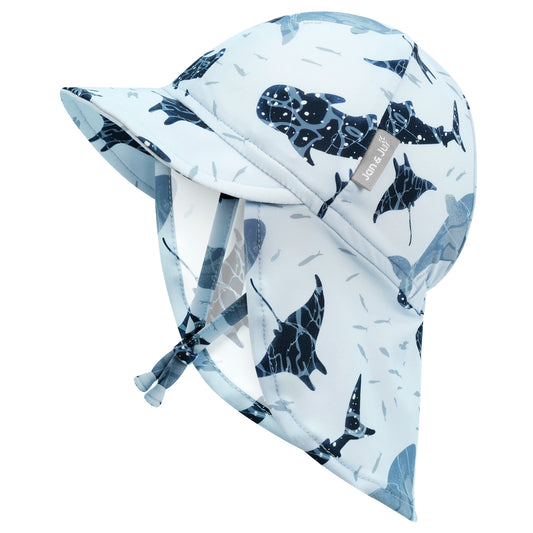 Sun Soft UV Baby Cap- Whale Play