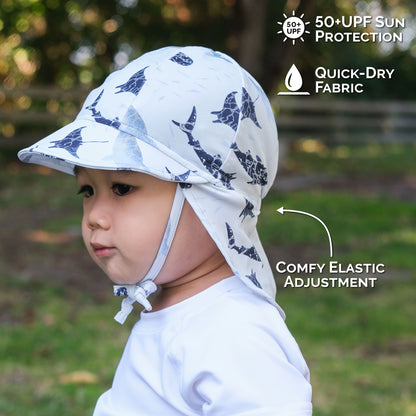 Sun Soft UV Baby Cap- Whale Play
