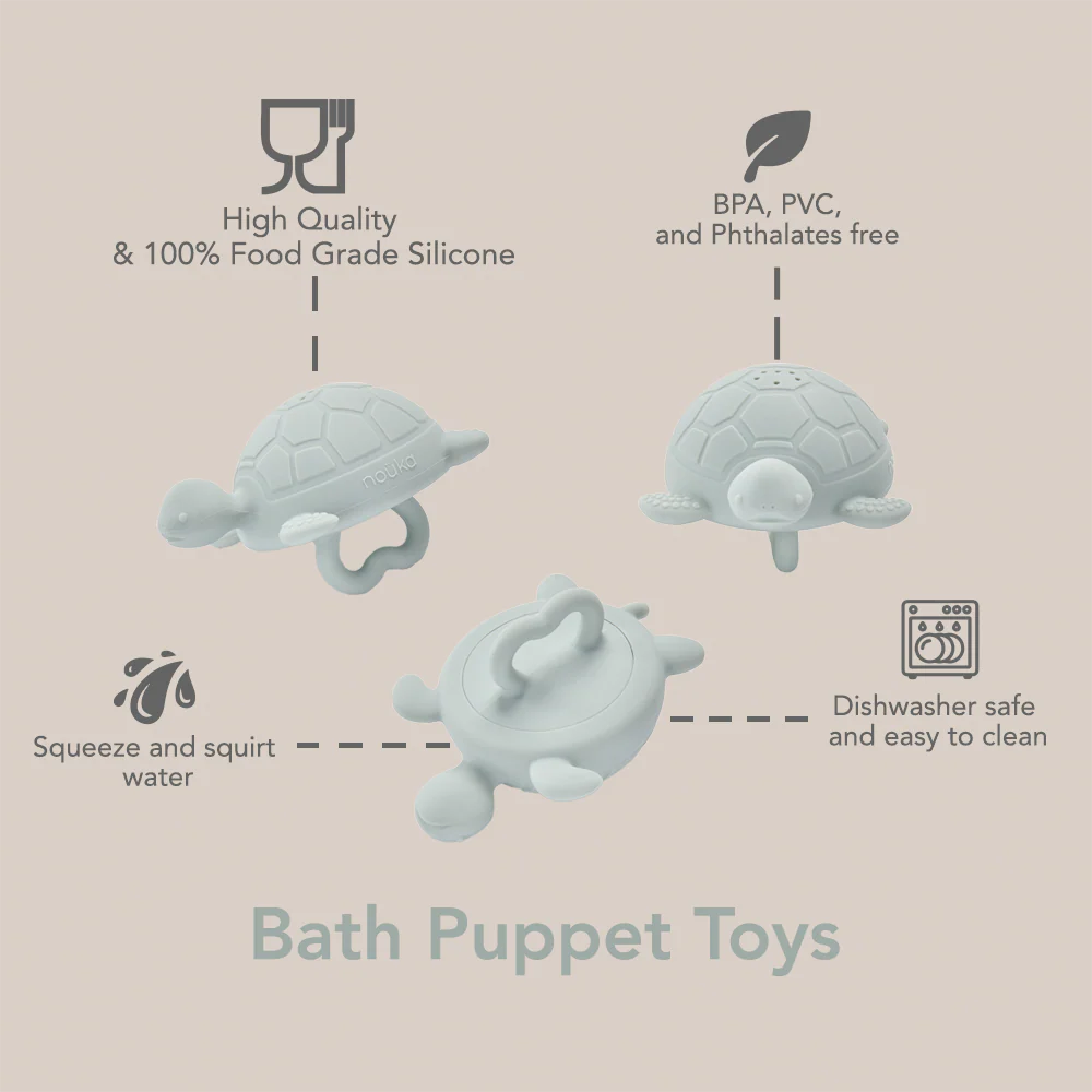 Silicone Bath Puppet Toys