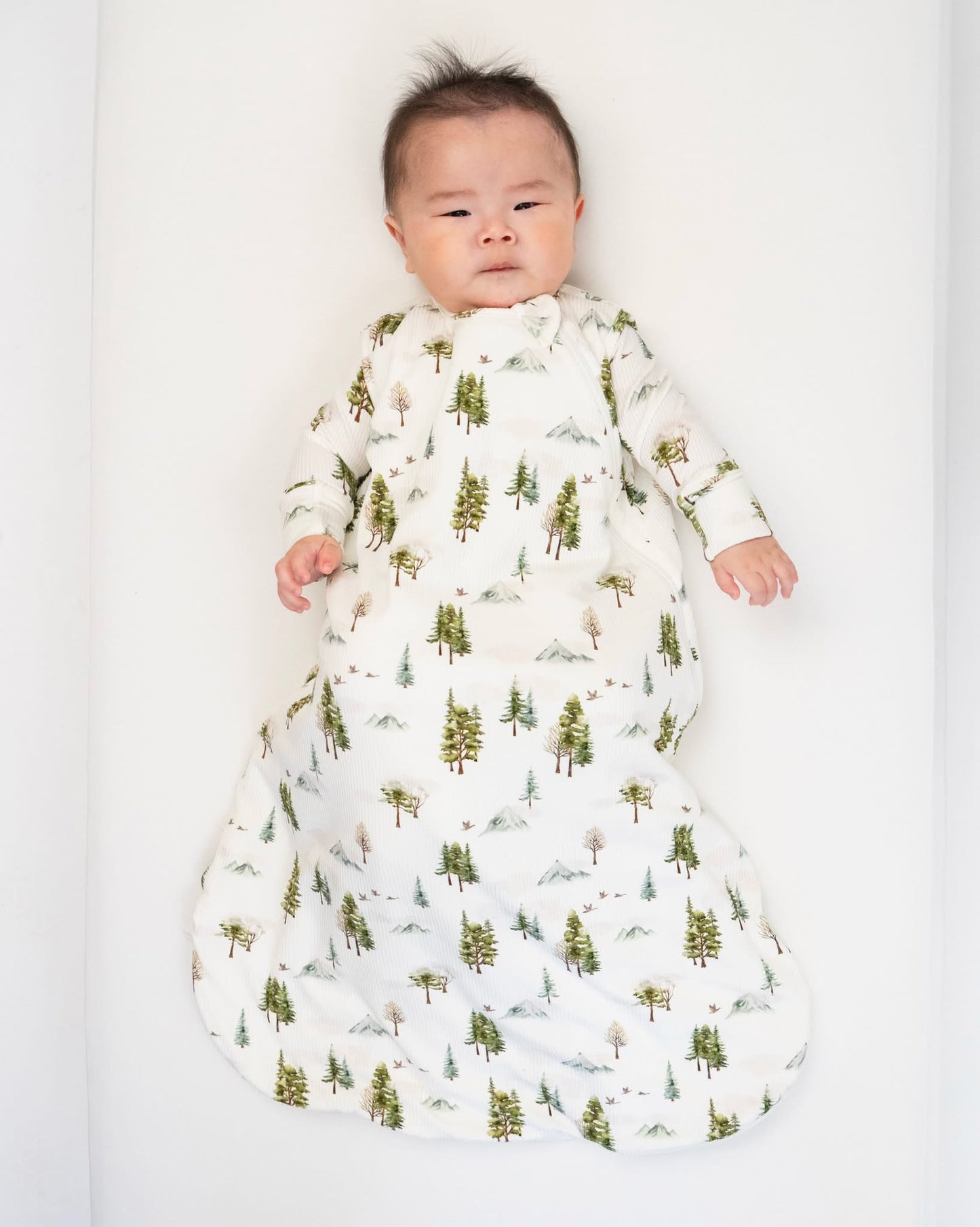 2.5 TOG Ribbed Bamboo Sleep Bag- Misty Forest