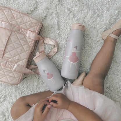 Stainless Steel 10oz. Drinking Bottle- Fleur The Ballerina