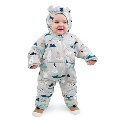 Toasty-Dry 1pc. Baby Snowsuit- Polar Pals