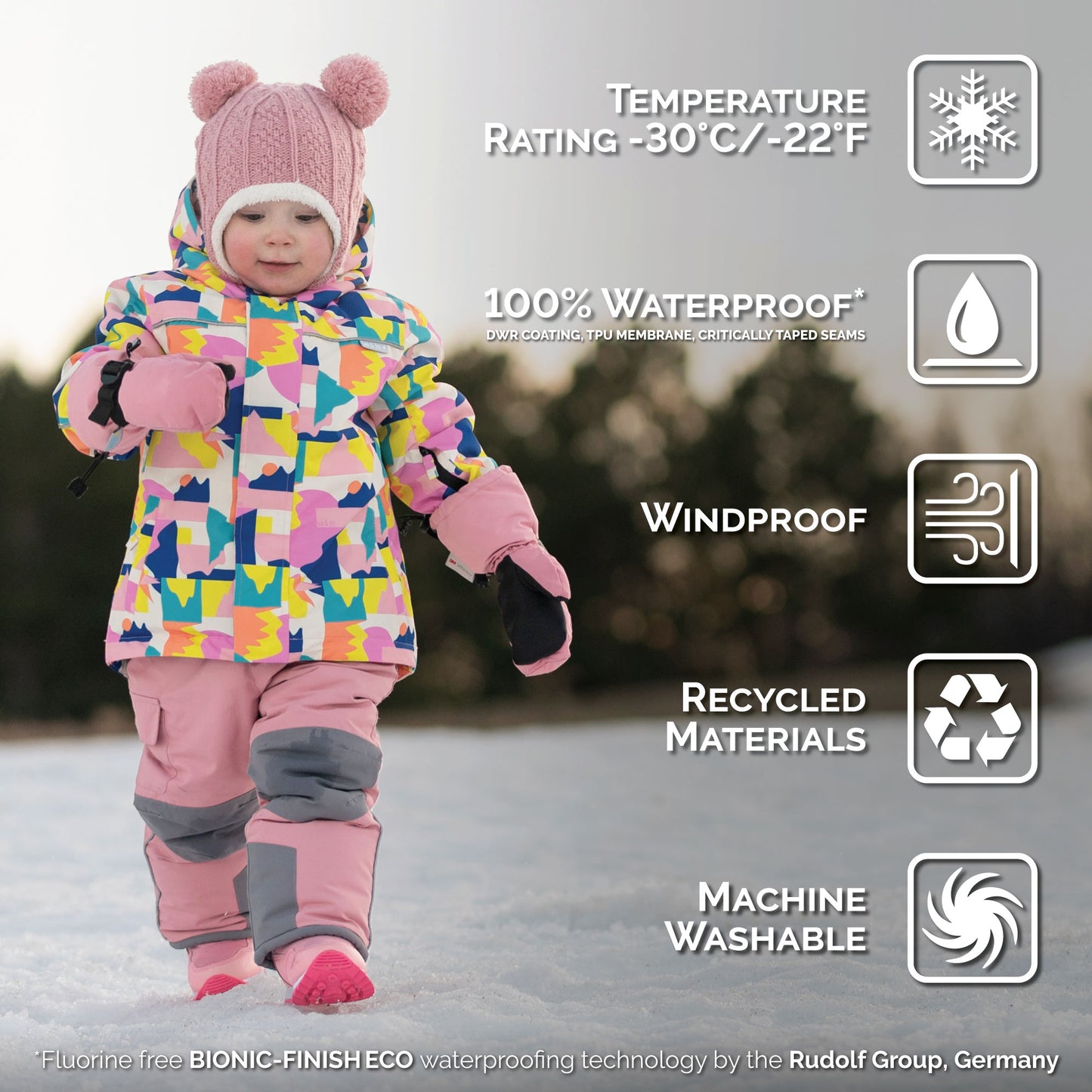 Kids Ski Jacket- Winter Sun