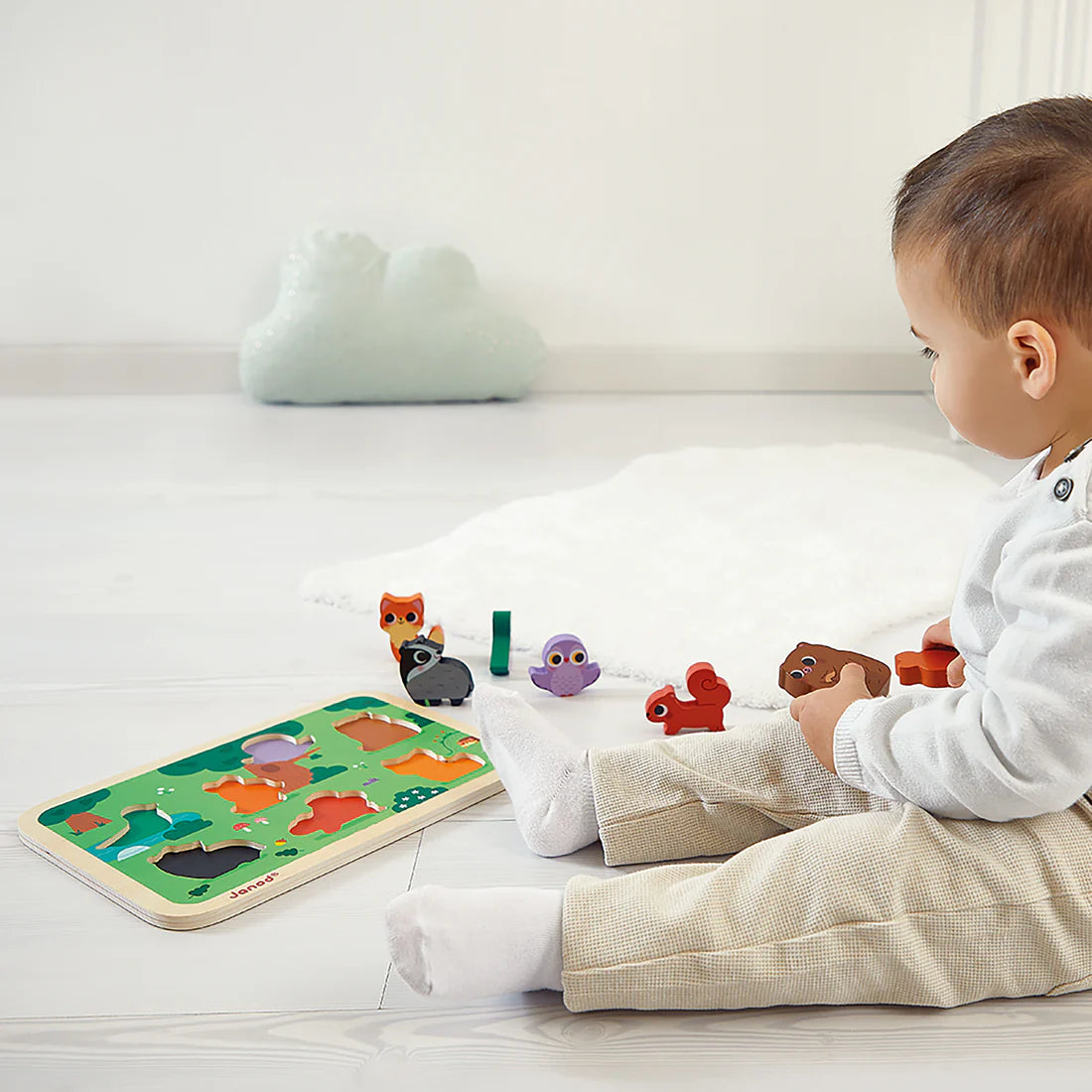 Wooden Chunky Puzzle- Forest