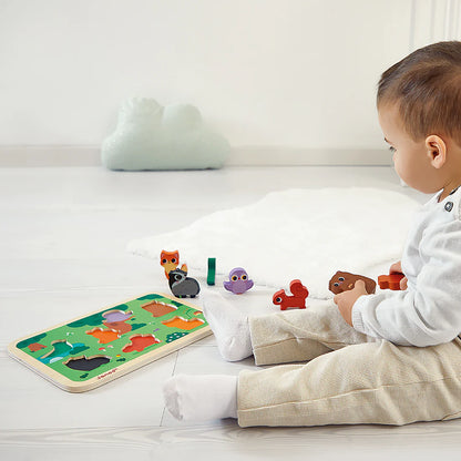 Wooden Chunky Puzzle- Forest