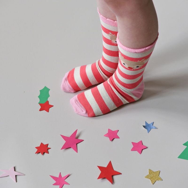 Jolly Christmas Socks 2pk.