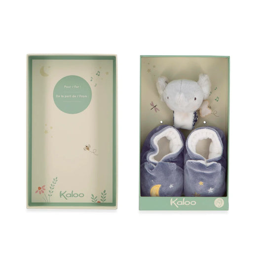 Elephant Bell Bracelet & Slipper Gift Set