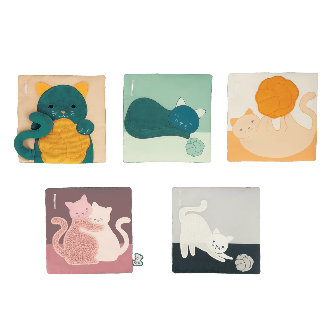 Kitten Sensory Fabric Cards