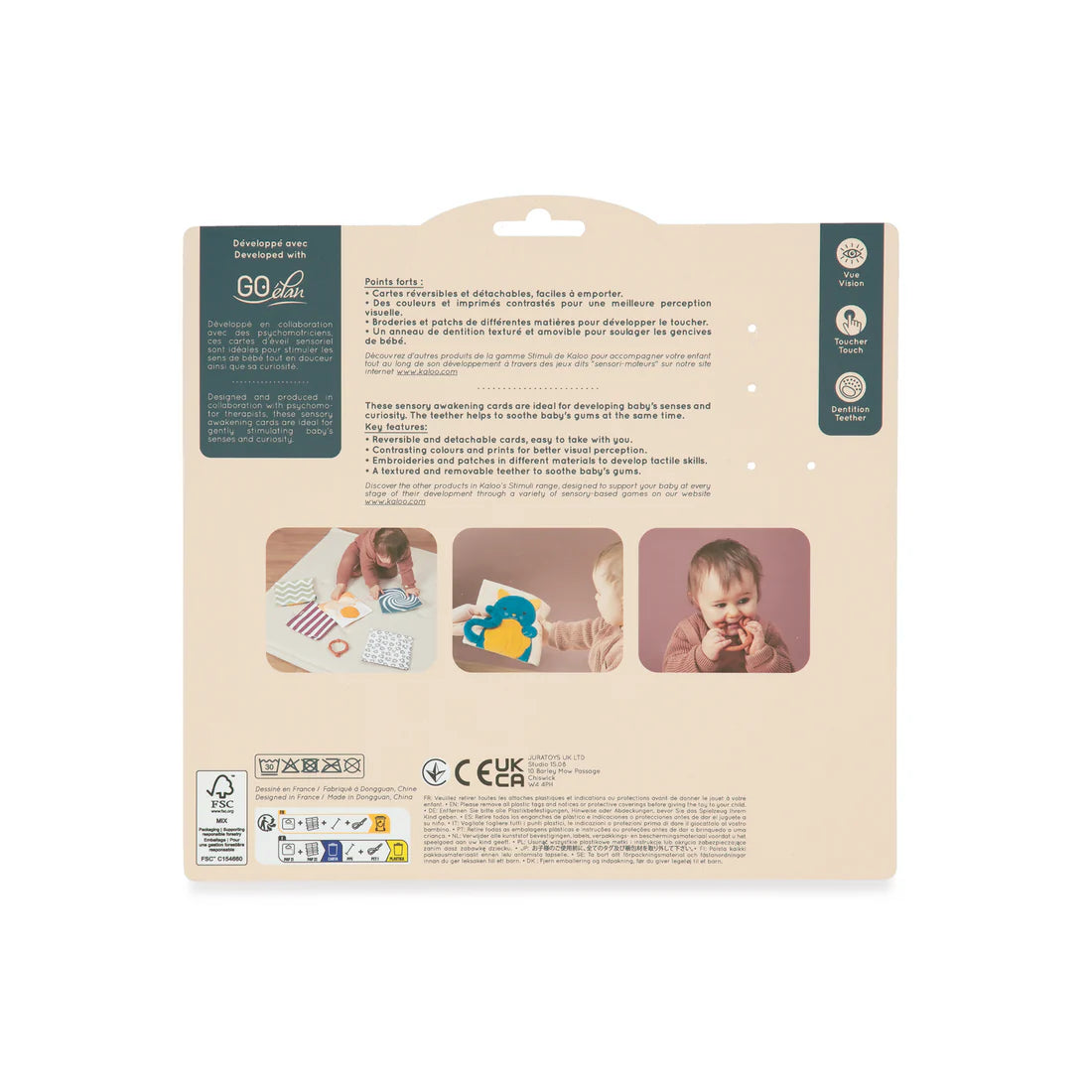 Kitten Sensory Fabric Cards