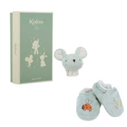 Mouse Bell Bracelet & Slipper Gift Set
