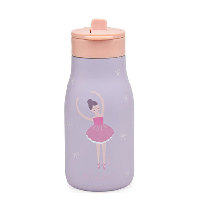 Stainless Steel 10oz. Drinking Bottle- Fleur The Ballerina