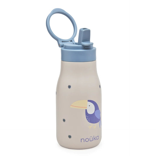 Stainless Steel 10oz. Drinking Bottle- Kiko The Toucan