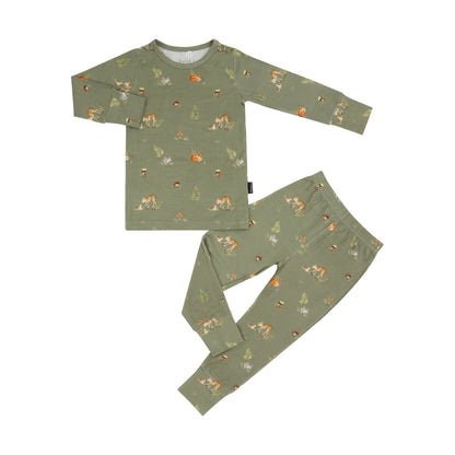 Bamboo Long Sleeve Pajama Set- Forest Friends