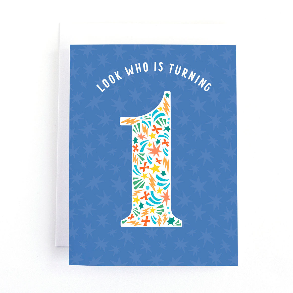 Superhero First Birthday Card