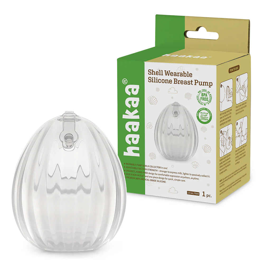 Shell Wearable Silicone Breast Pump- 75ml