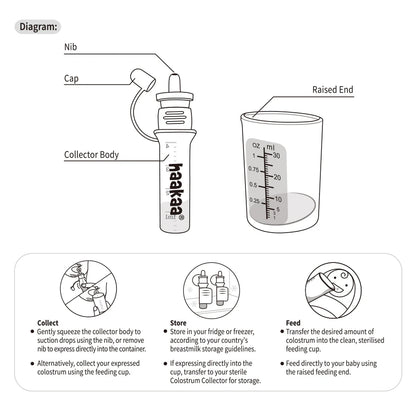 Silicone Colostrum Collector Feeding Pack
