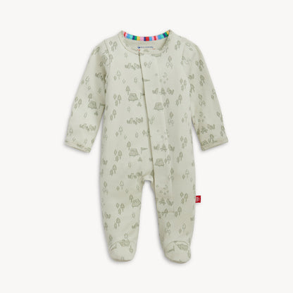 Magnetic Organic Cotton Footie- Base Camp Buddies