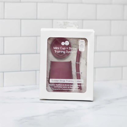 Mini Cup + Straw Training System- Mauve