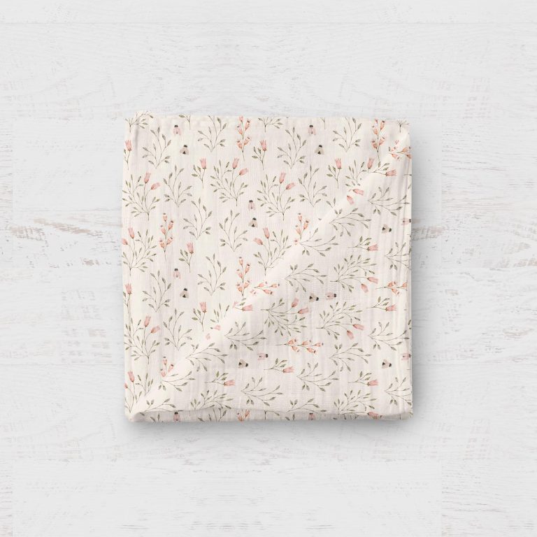 Bamboo Muslin Swaddle Blanket- Summer Wind