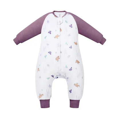 2.5TOG Long Sleeve Footed Sleep Bag- Snow Angels