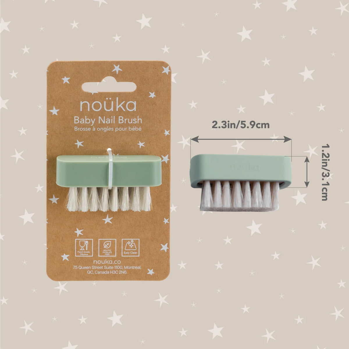Baby Nail Brush- Shifting Sand