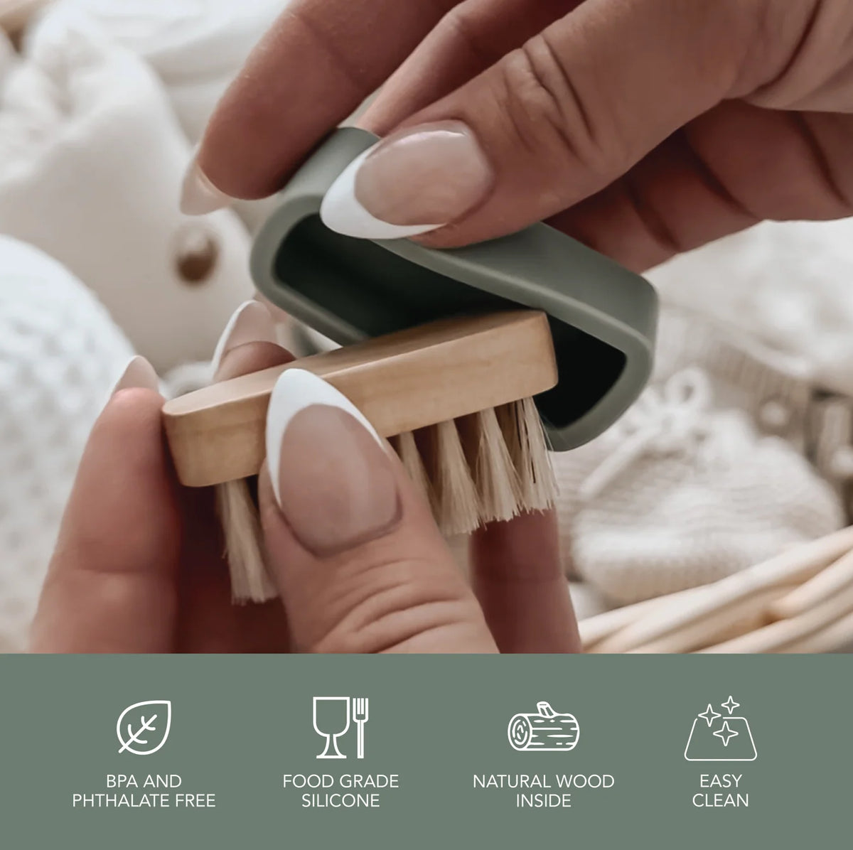 Baby Nail Brush- Shifting Sand