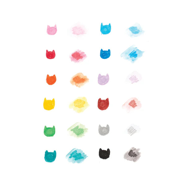 Cat Parade Watercolour Gel Crayons