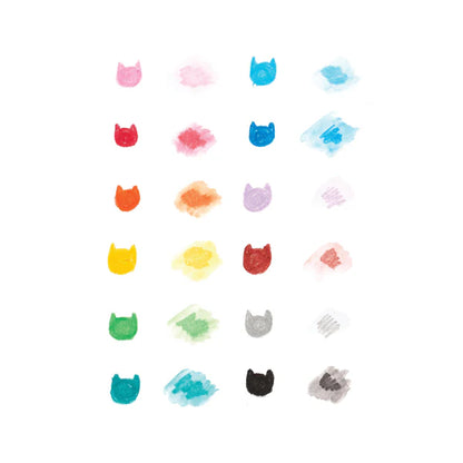 Cat Parade Watercolour Gel Crayons