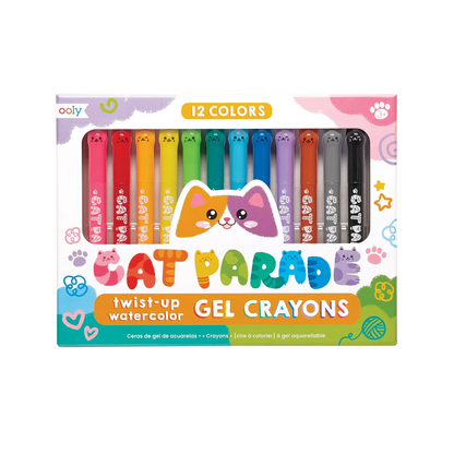Cat Parade Watercolour Gel Crayons