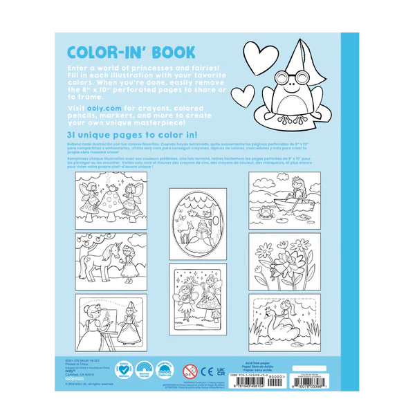 Princesses and Fairies Colouring Book