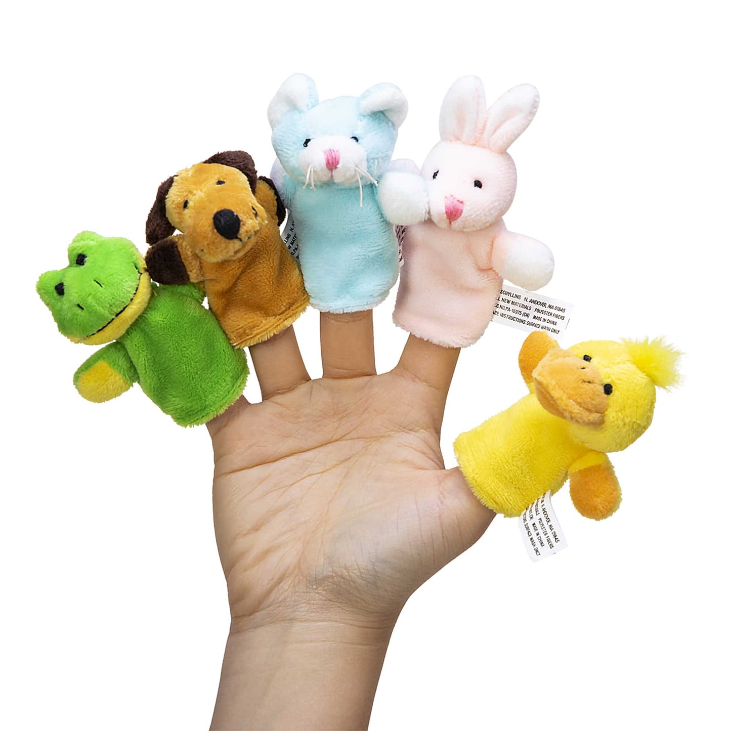 Plush Animal Finger Puppets