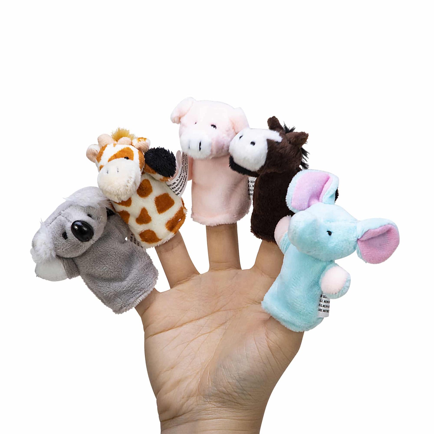Plush Animal Finger Puppets