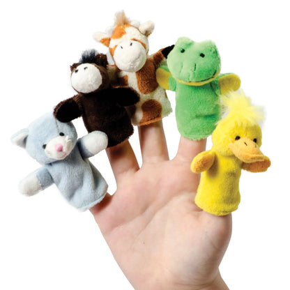 Plush Animal Finger Puppets