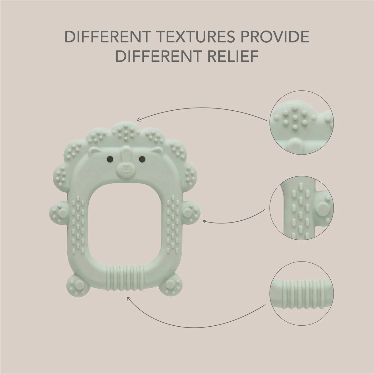 Silicone Teether Toy- Mimzy the Lamb