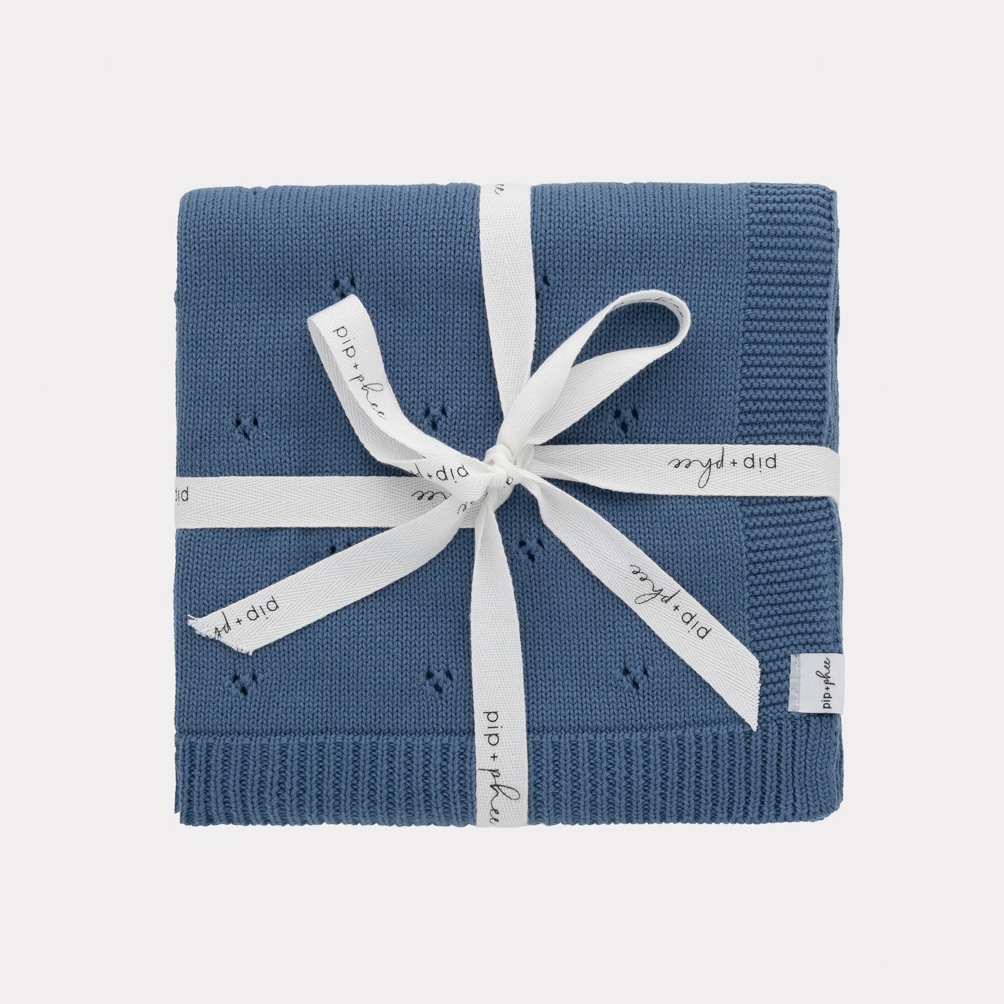 Cotton Knit Blanket- Dusk