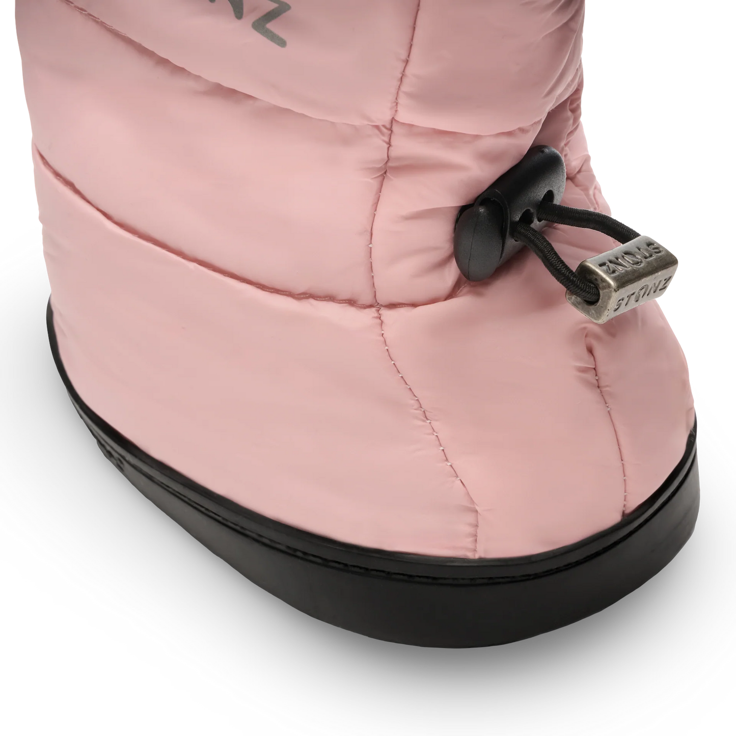 Toddler Puffer Booties- Haze Pink
