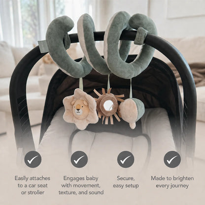 Plush Spiral Activity Toy- Pip the Rabbit