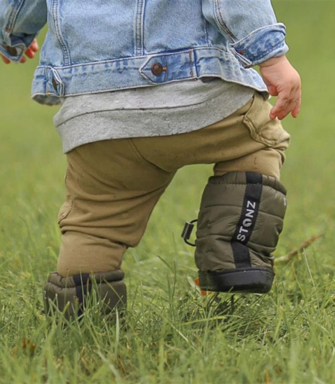 Toddler Puffer Booties- Cypress