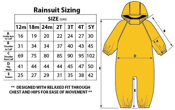 Fleece-Lined Rain Suit- Dark Lavender