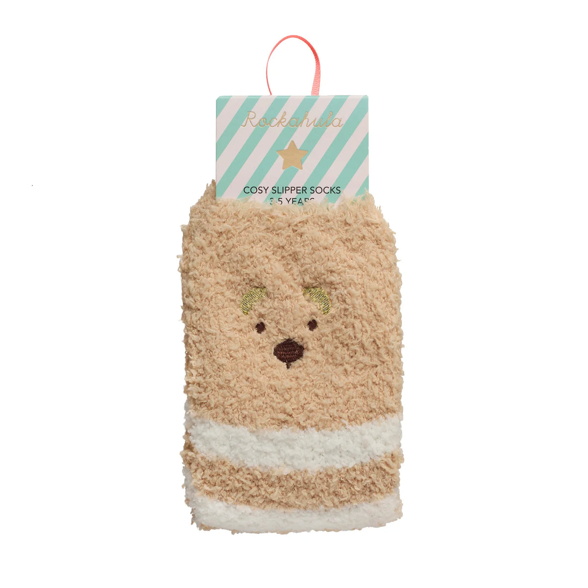 Teddy Cozy Slipper Socks