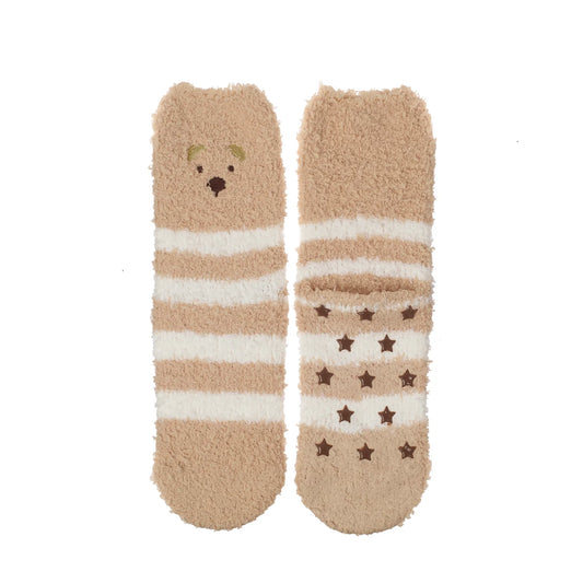 Teddy Cozy Slipper Socks