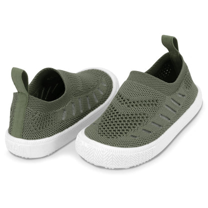 Breeze Knit Slip-On Shoes- Army Green