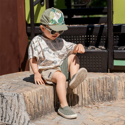 Breeze Knit Slip-On Shoes- Army Green