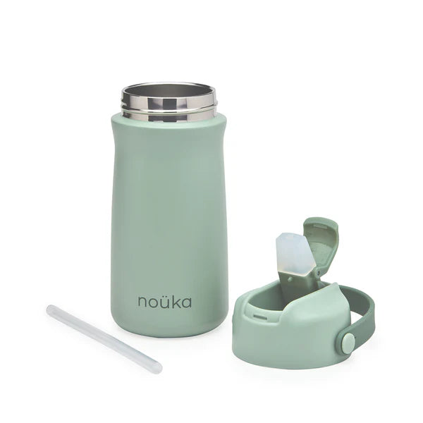 12oz. Stainless Steel Drinking Bottle- Moss