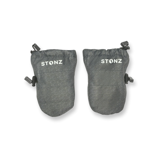 Baby Snow Mitts- Heather Grey