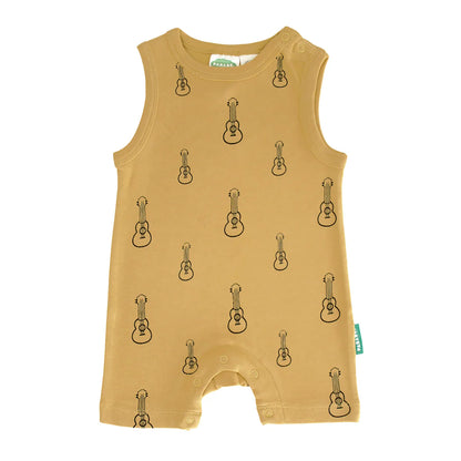 Organic Tank Romper- Ukuleles