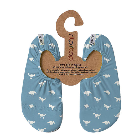 SlipStop Water Shoes- Dino Petrol